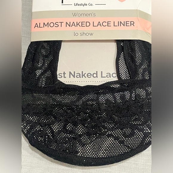 Women's Black Lace Pudus Liner (2 pairs in a package ) size small/medium - Picture 2 of 6